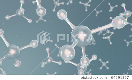 3D illustration molecular structure. Molecular chemistry, background with molecular element of the atom. Medical background. Genome at the molecular level 3D illustration molecular structure. Molecular chemistry, background with molecular element of the atom. Medical background. Genome at the molecular level 64291337