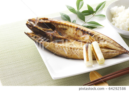 Mackerel dried fish grilled fish 22 Mackerel dried fish grilled fish 22 64292586