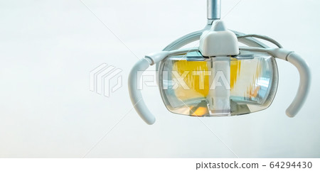 Low angle view, The lamp of the dentist in the 64294430