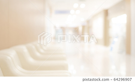 Blurred luxury hospital interior background 64296907