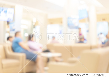 Abstract blur waiting area interior in luxury Abstract blur waiting area interior in luxury 64296910