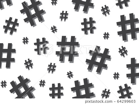 random hashtag for background. - Stock Illustration [64299603] - PIXTA