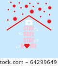 Stay Home quaratine safety protection virus 64299649