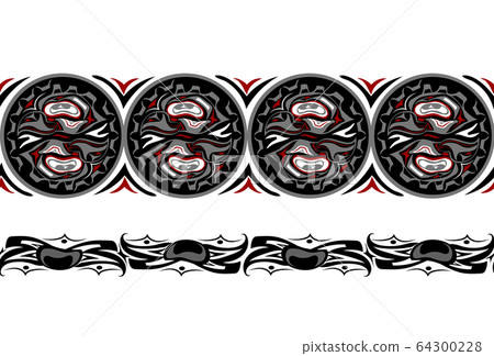 abstract background native north american set 64300228