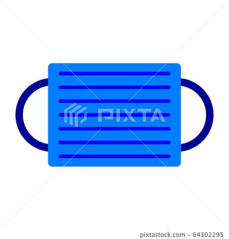 Medical mask icon. Medical mask icon. 64302295