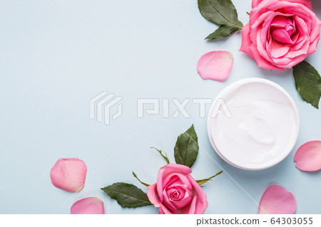 Natural Cosmetics cream. Organic Skin care 64303055