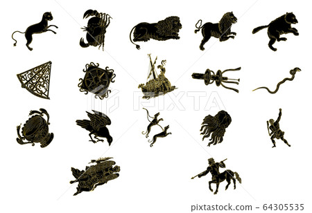 Spring constellation with shadow line no black 64305535