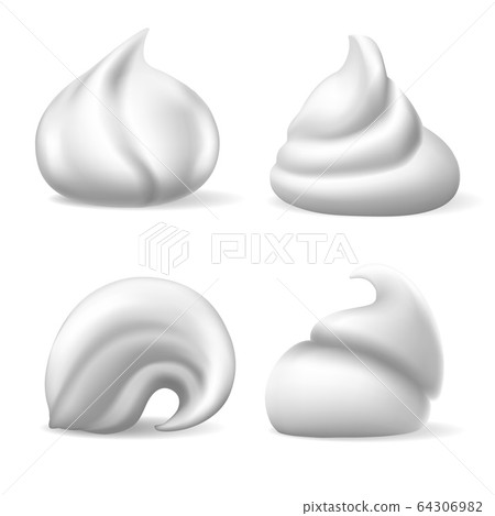 Ointment cream mousse isolated Ointment cream mousse isolated 64306982