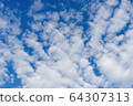 Cloudscape with altocumulus clouds, Altocumulus 64307313
