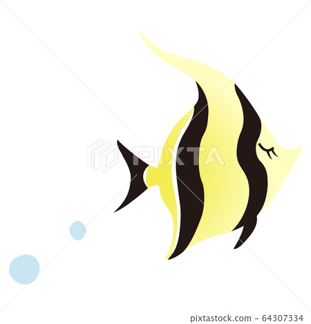 simple angelfish illustration simple angelfish illustration 64307334