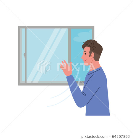 通風男子冠狀病毒圖 64307893