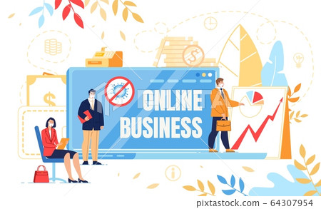 Online Business Coronavirus COVID-19 Quarantine 64307954