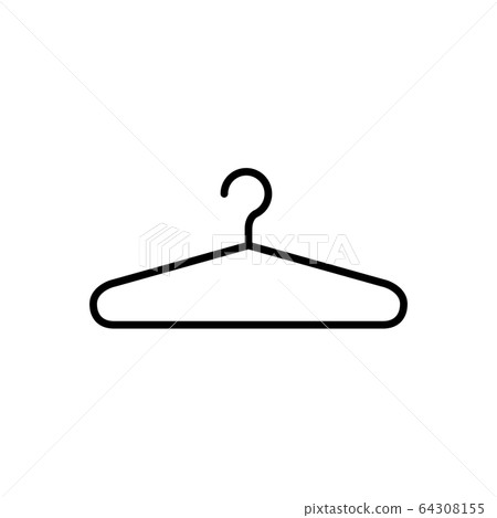 Hanger icon vector for graphic design, logo, web site, social media, mobile app, ui illustration Hanger icon vector for graphic design, logo, web site, social media, mobile app, ui illustration 64308155