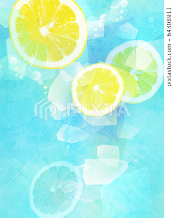 Background-lemon-soda 64308911