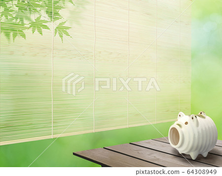 Background-Japanese Summer-Image 64308949
