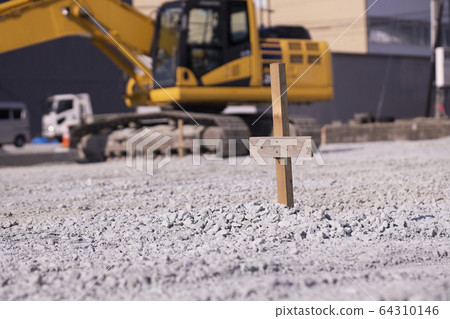 Asphalt construction site construction site 64310146