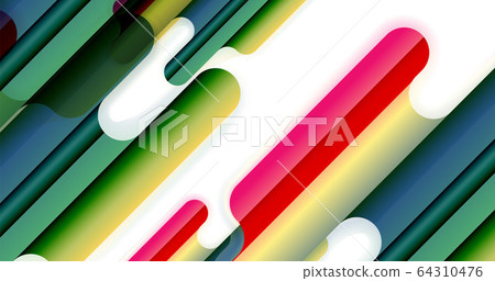 Abstract liquid lines geometric background Abstract liquid lines geometric background 64310476
