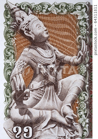 Law Ka Nat a portrait from Burmese money 64311811