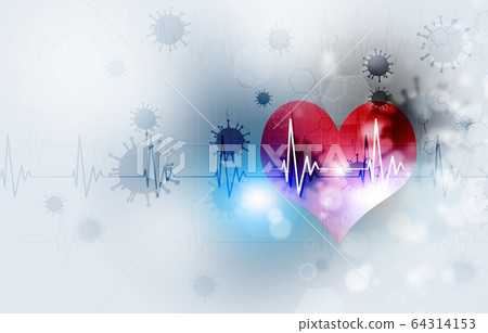 Virus Medical Illustration Virus Medical Illustration 64314153