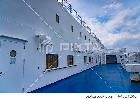 Miyagi Prefecture Sendai City Sendai Port Ferry Pier Ishikari Deck Miyagi Prefecture Sendai City Sendai Port Ferry Pier Ishikari Deck 64314206