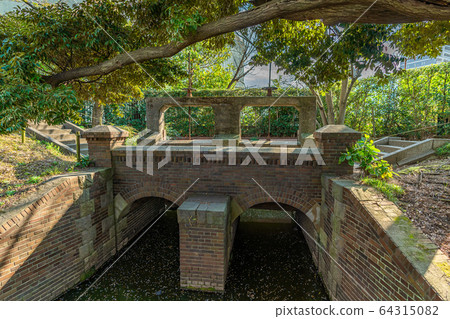 Saitama prefecture designated tangible cultural property building Jinzaemon weir Saitama prefecture designated tangible cultural property building Jinzaemon weir 64315082