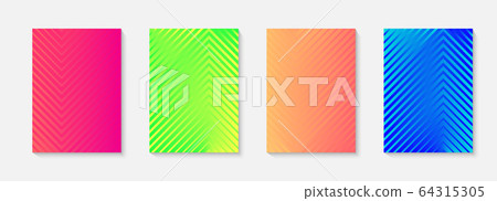 Minimal vector abstract cover notebook design. 64315305