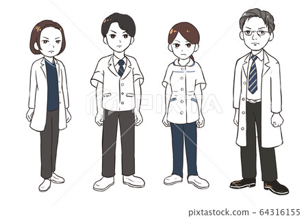 Medical person making a fist 64316155