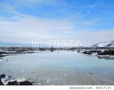 冰島藍色潟湖 64317135