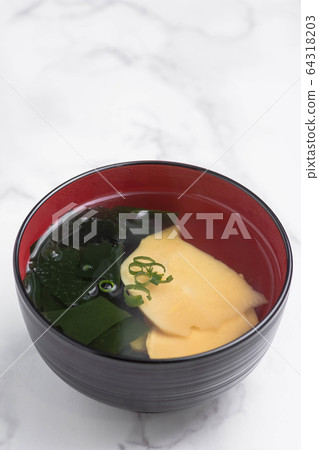 Bamboo shoot soup 64318203