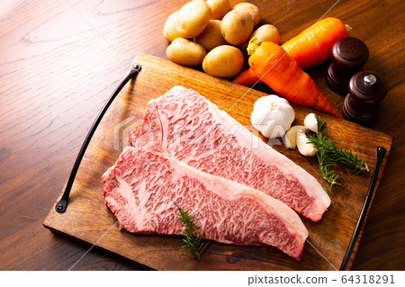 Steak raw ingredients wagyu 64318291
