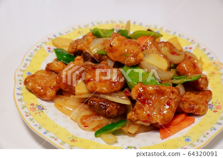 sweet and sour pork sweet and sour pork 64320091