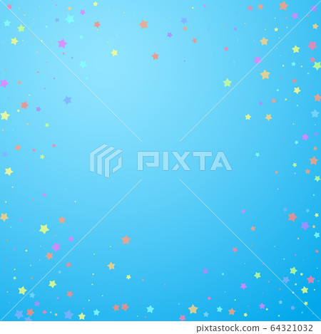 Festive confetti. Celebration stars. Colorful star Festive confetti. Celebration stars. Colorful star 64321032