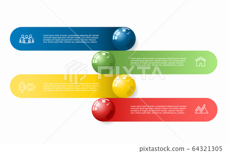 Infographic design template with place for your data. Vector illustration. Infographic design template with place for your data. Vector illustration. 64321305
