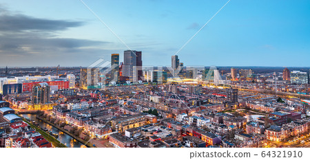 The Hague, Netherlands Cityscape 64321910