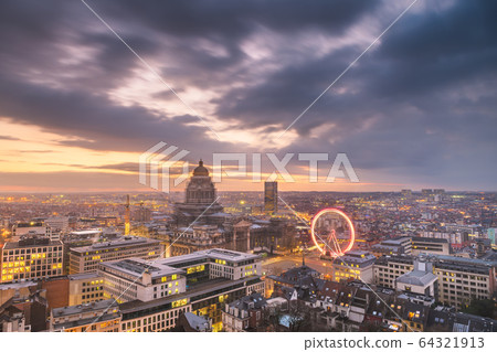 Brussels, Belgium Cityscape Brussels, Belgium Cityscape 64321913
