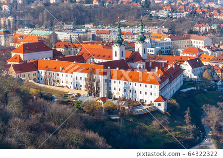 Aerial view of Strahov Monastery, Prague, Czech Republic Aerial view of Strahov Monastery, Prague, Czech Republic 64322322