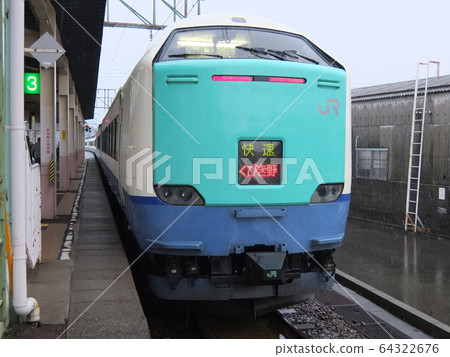 485 series 3000s fast at Bikino Arai Station 485 series 3000s fast at Bikino Arai Station 64322676