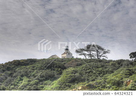 Old Point Loma Lighthouse in San Diego, California 64324321