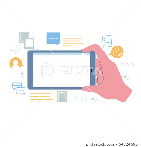 技術圖像視頻分配手智能手機圖 64324666