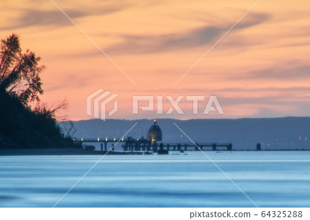 Long-term photo of a Baltic Sea coast near Sellin Long-term photo of a Baltic Sea coast near Sellin 64325288