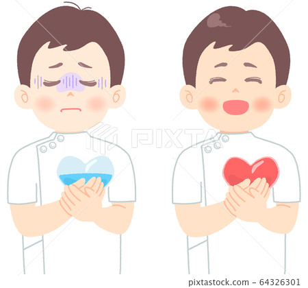 關於心理健康（觸摸軟龜）護士醫生臨床實驗室技術員醫療崩潰的插圖 64326301