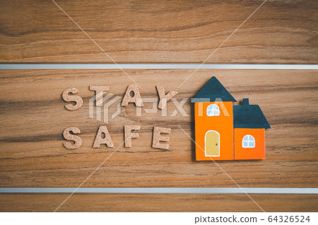 stay home safe from covid-19 background stay home safe from covid-19 background 64326524