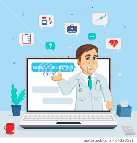 Online medical consultation and support  Online 64326551