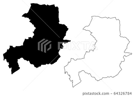 Aix-en-Provence City (French Republic, France) map 64326784