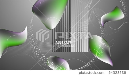 Fluid liquid color gradient background design. Vector illustration Fluid liquid color gradient background design. Vector illustration 64328386