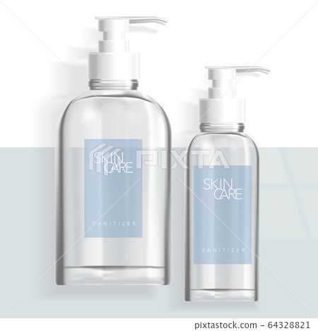 Vector Clear Cosmetics Skincare Haircare Healthcare Beauty Medical Pump Bottle Vector Clear Cosmetics Skincare Haircare Healthcare Beauty Medical Pump Bottle 64328821