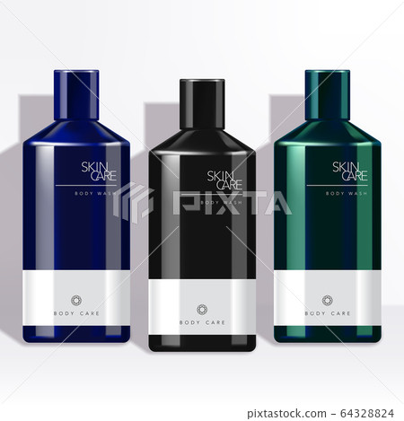 Vector Metallic / Glossy Luxury Mens Bottle  64328824