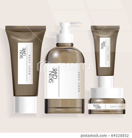 Vector Tube / Bottle / Jar Packaging for Healthcare Haircare Skincare Toiletries Products Vector Tube / Bottle / Jar Packaging for Healthcare Haircare Skincare Toiletries Products 64328832