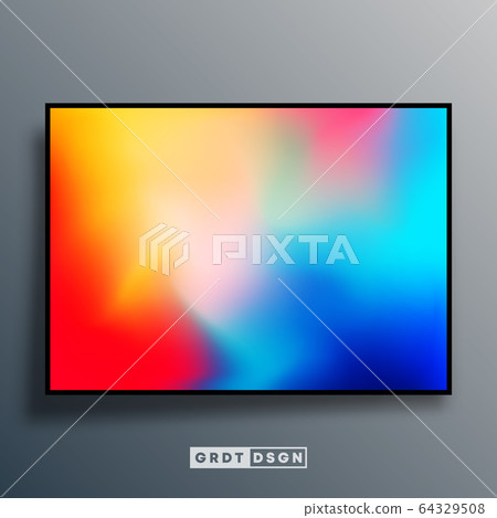 Colorful gradient texture background for screen wallpaper, flyer, poster, brochure cover, typography or other printing products. Vector illustration Colorful gradient texture background for screen wallpaper, flyer, poster, brochure cover, typography or other printing products. Vector illustration 64329508