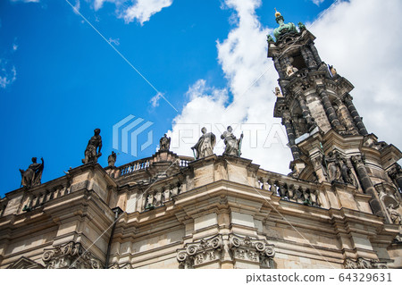 Dresden, Germany in a beautiful summer day. Dresden, Germany in a beautiful summer day. 64329631